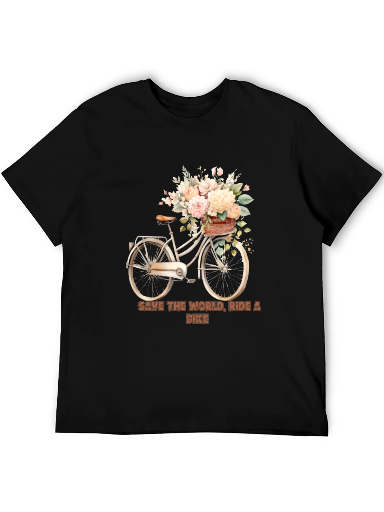 Ride a Bike Save the World T-Shirt