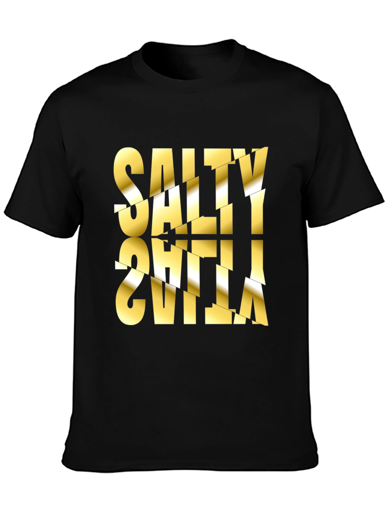 Salty Sevilla Graphic Tee - Unique Distorted Design