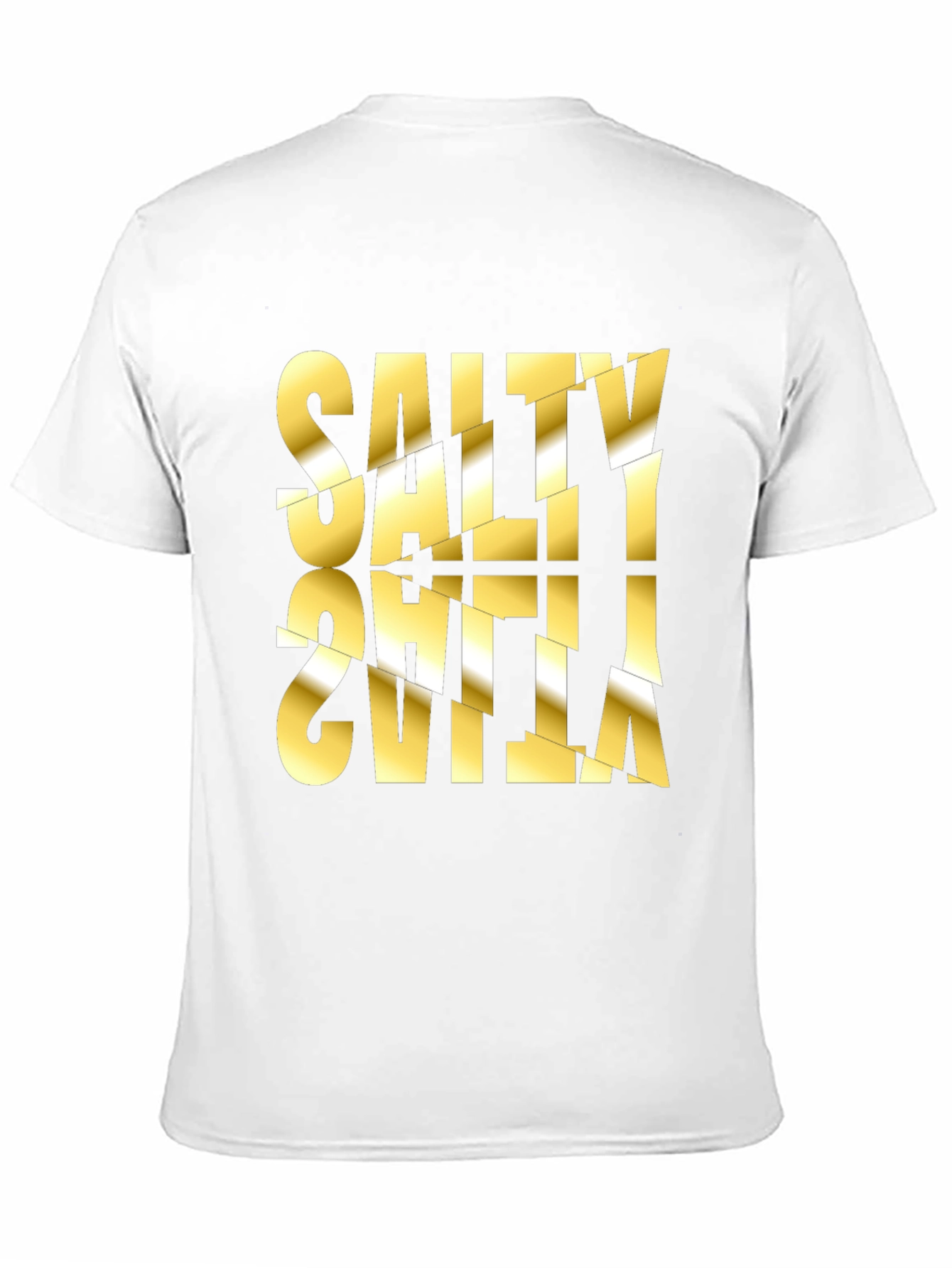 Salty Sevilla Graphic Tee - Unique Distorted Design