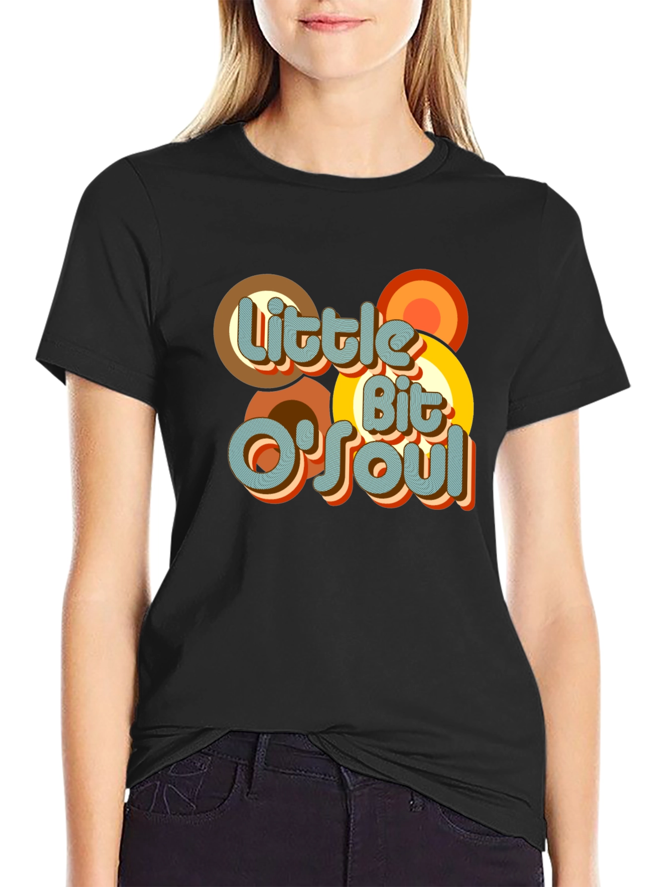 Retro Little Bit O Soul Graphic T-Shirt