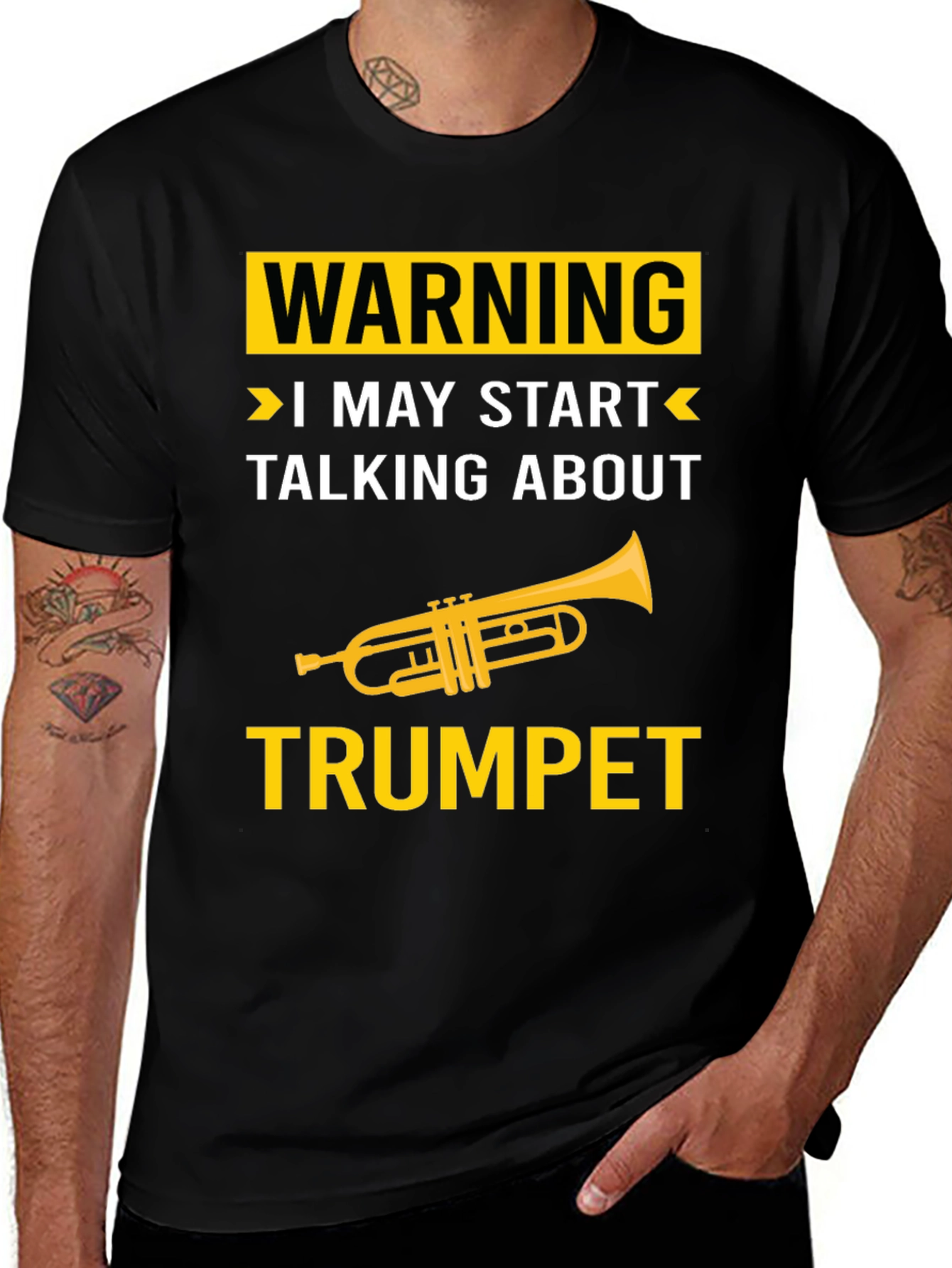 Warning: I May Start Talking About Trumpet T-Shirt