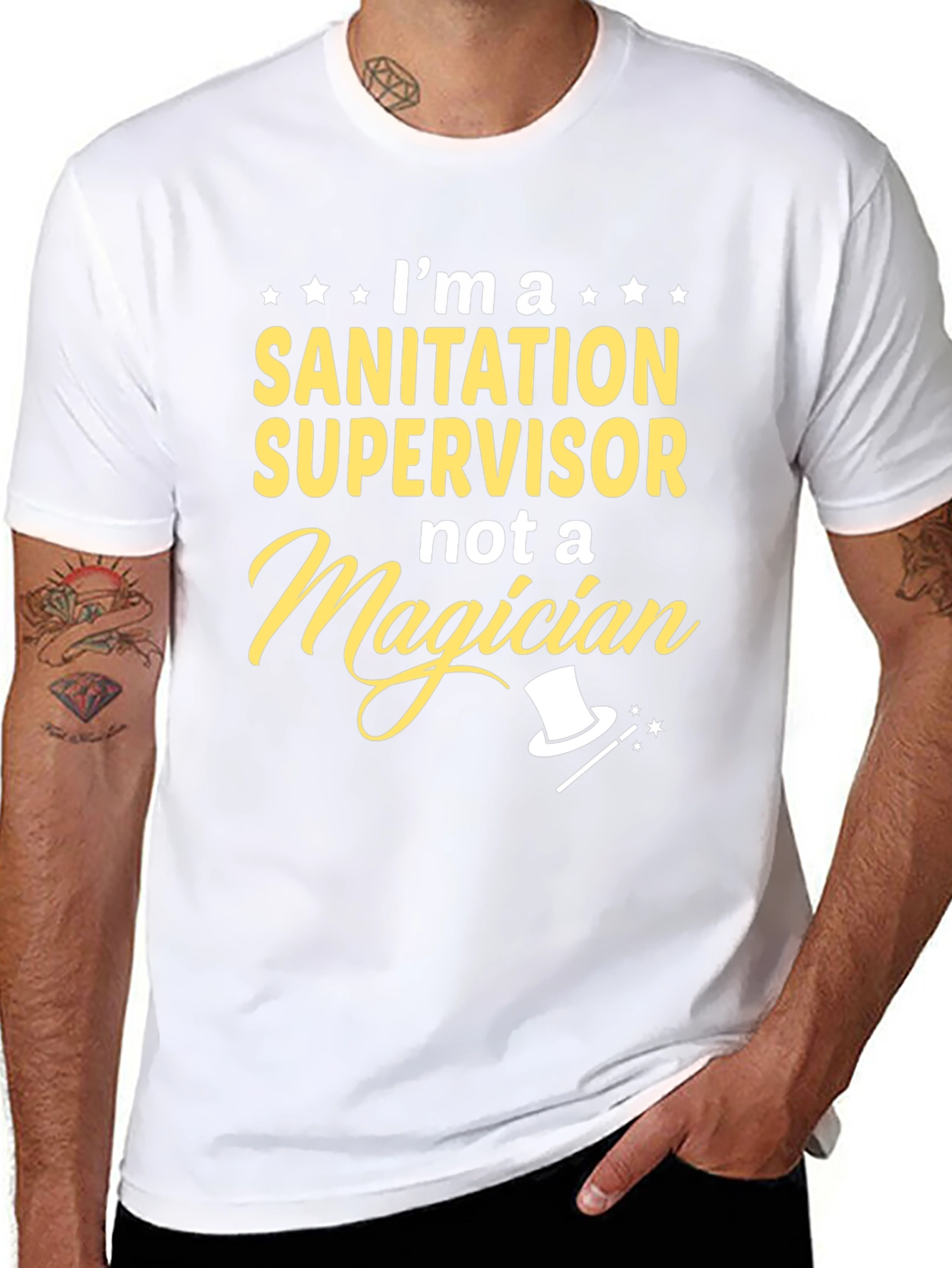 Sanitation Supervisor Novelty Graphic Tee