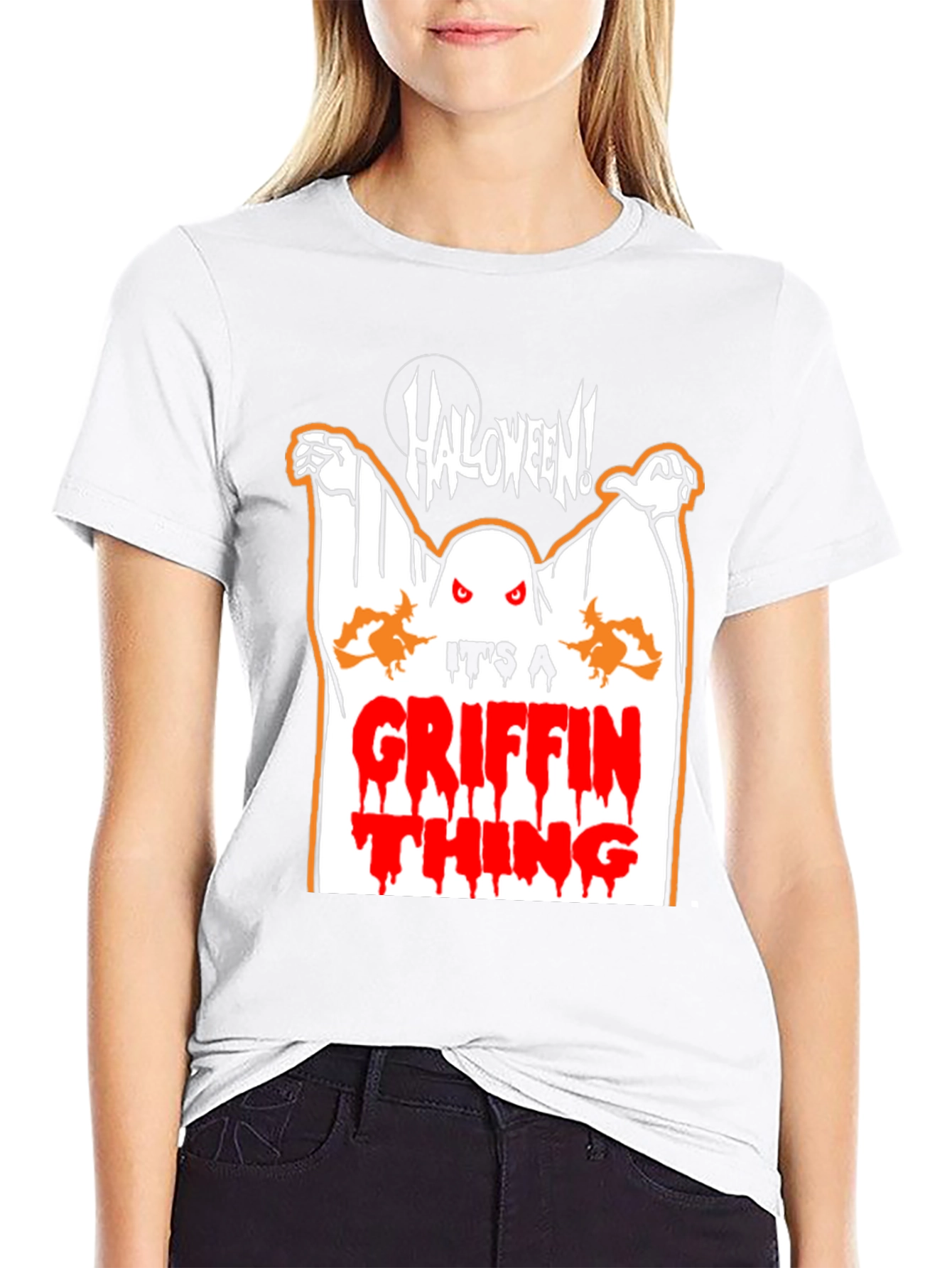 Halloween Griffin Thing Graphic T-Shirt
