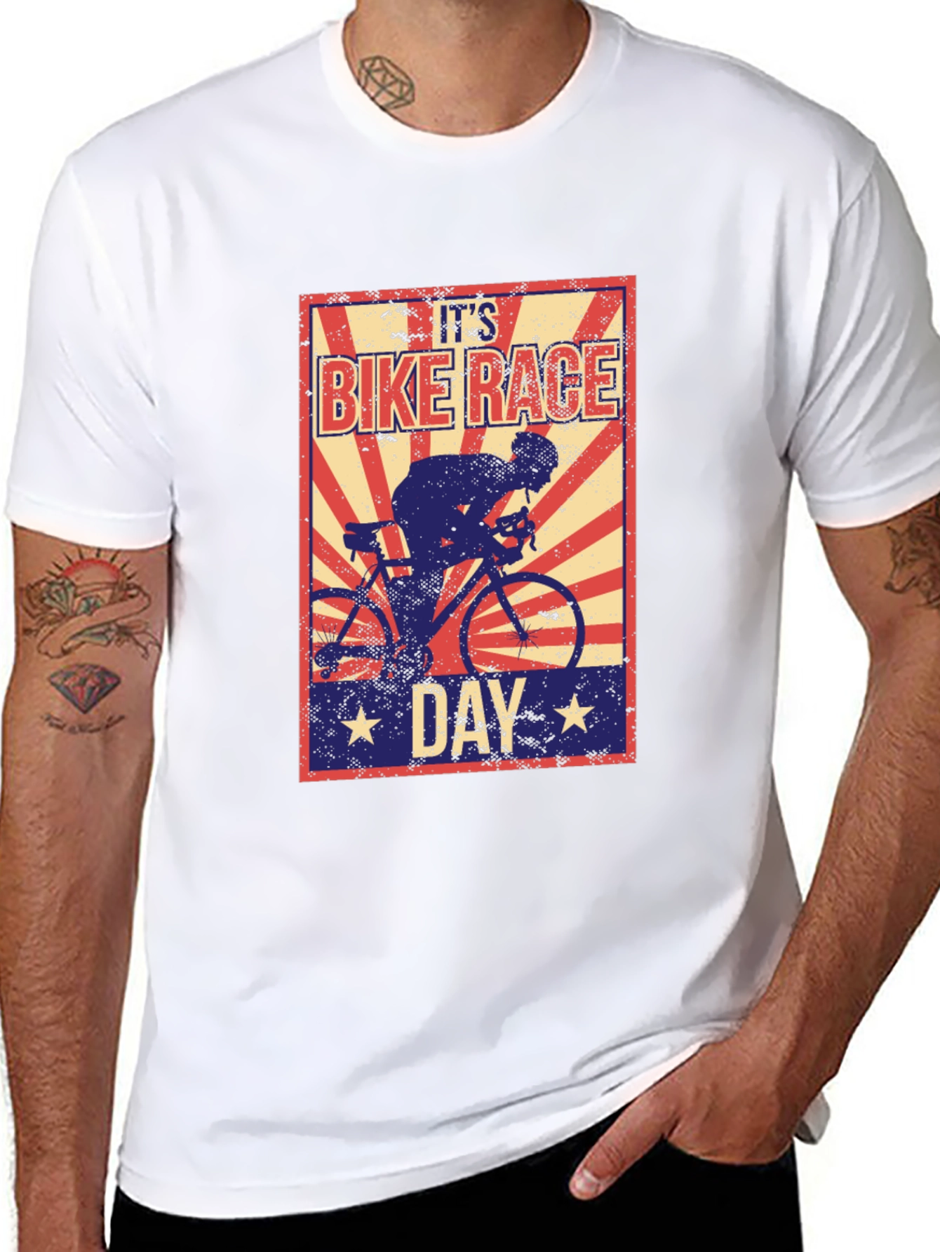 Its Bike Race Day T-Shirt - Black
