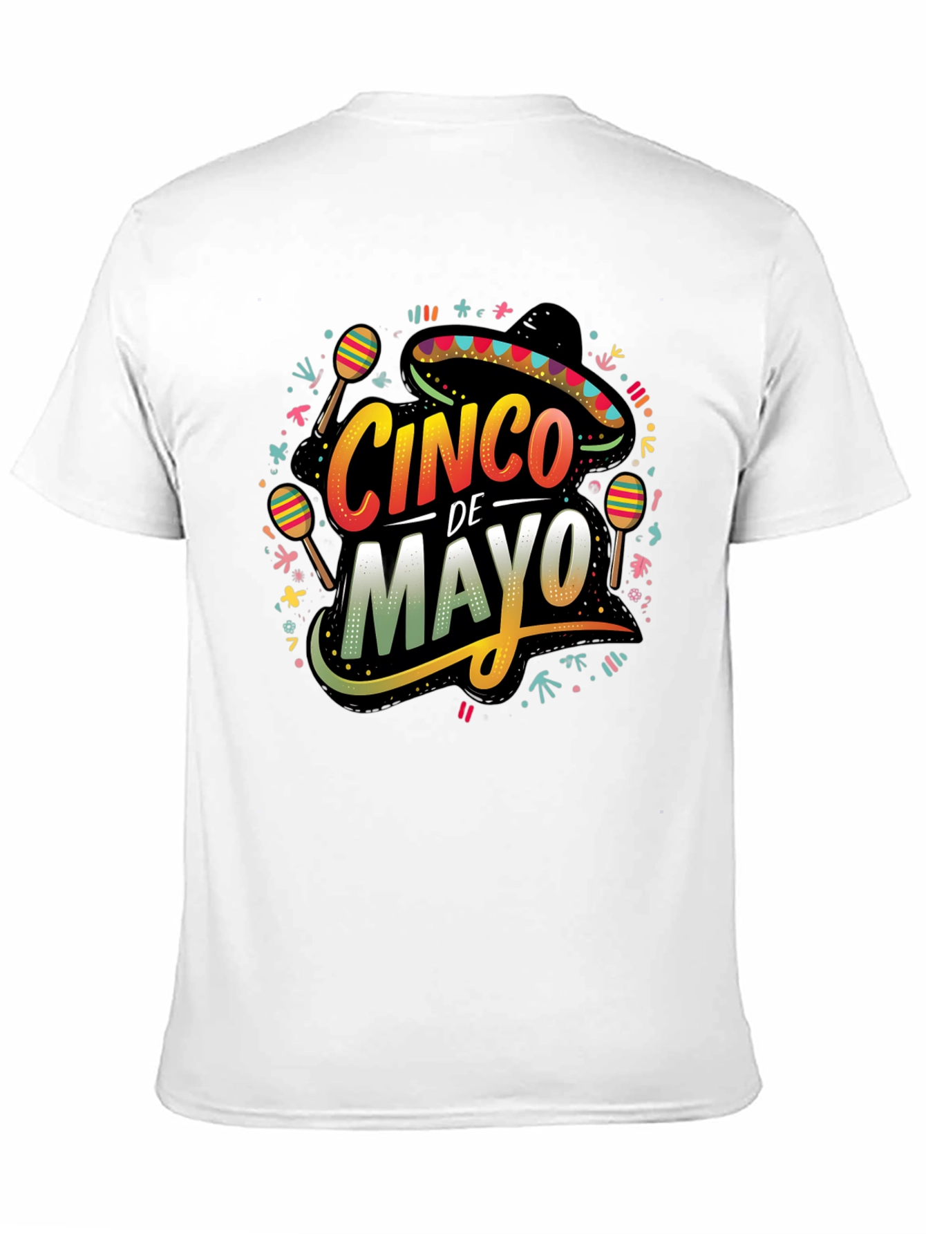 Cinco De Mayo Graphic T-Shirt - Black