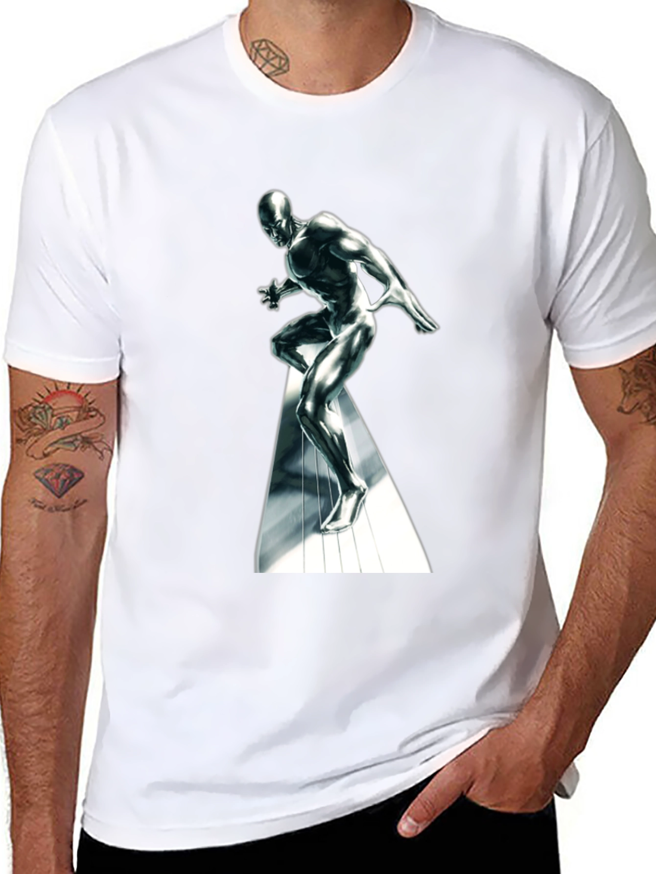 Silver Surfer Black T-Shirt - Marvel Comics