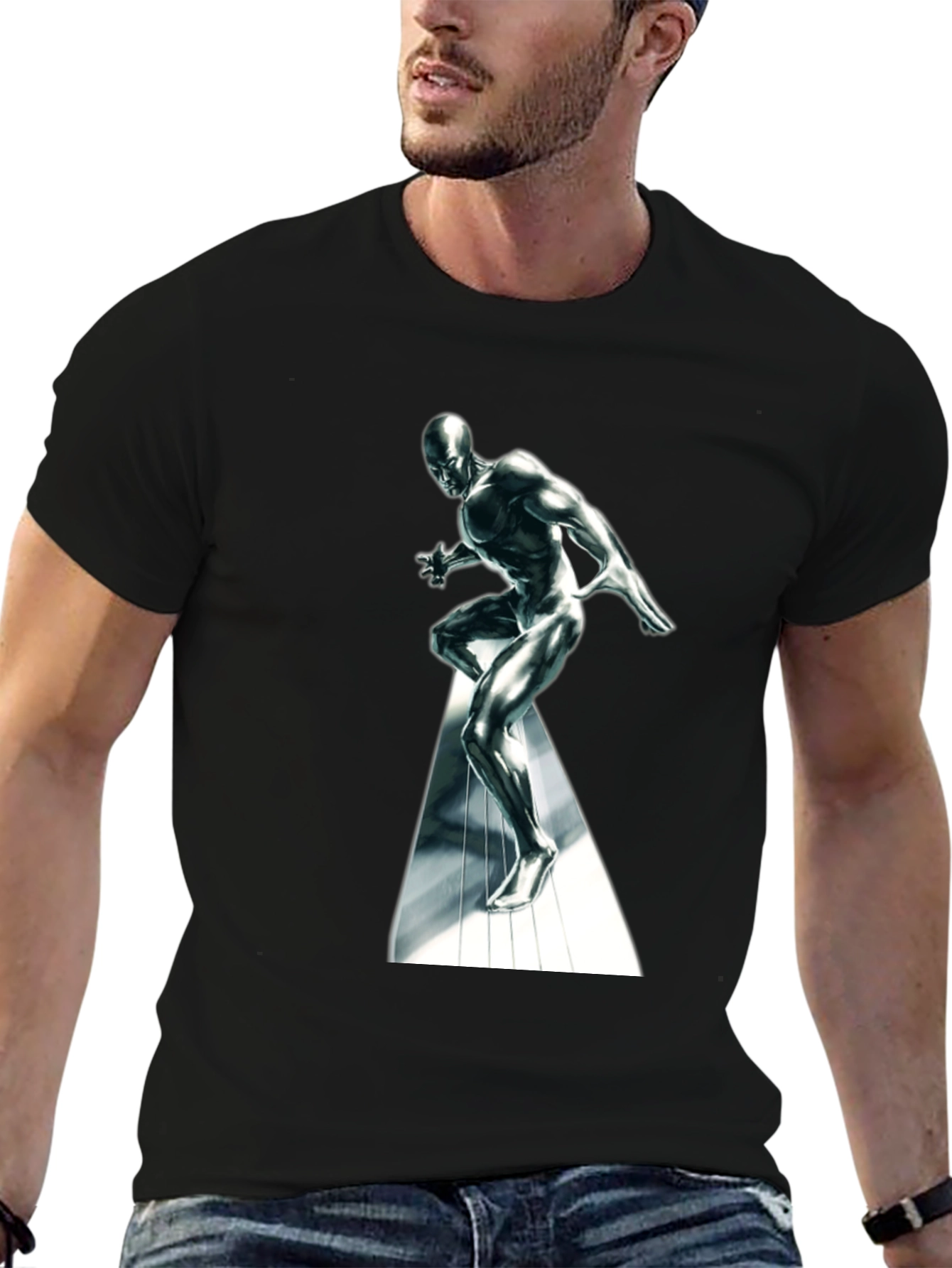 Silver Surfer Black T-Shirt - Marvel Comics