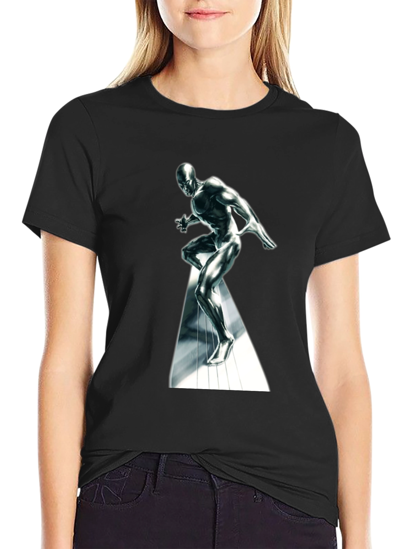 Silver Surfer Black T-Shirt - Marvel Comics