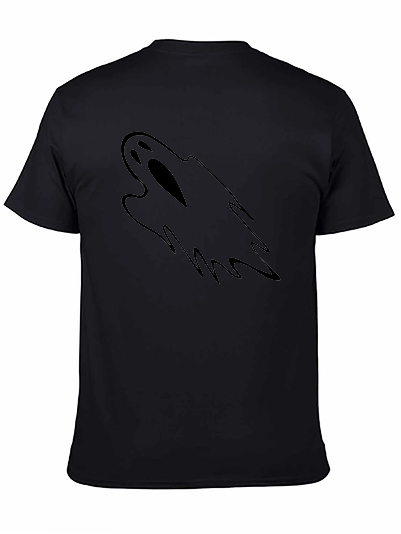Ghost Graphic Black T-Shirt - Spooky & Stylish