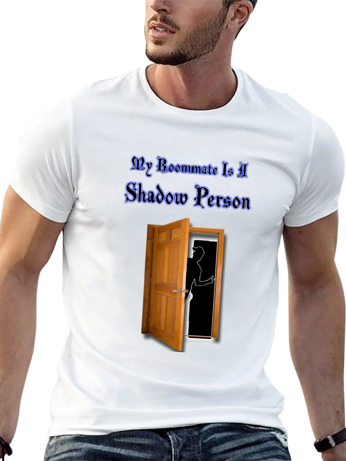 My Roommate Is A Shadow Person Graphic Tee