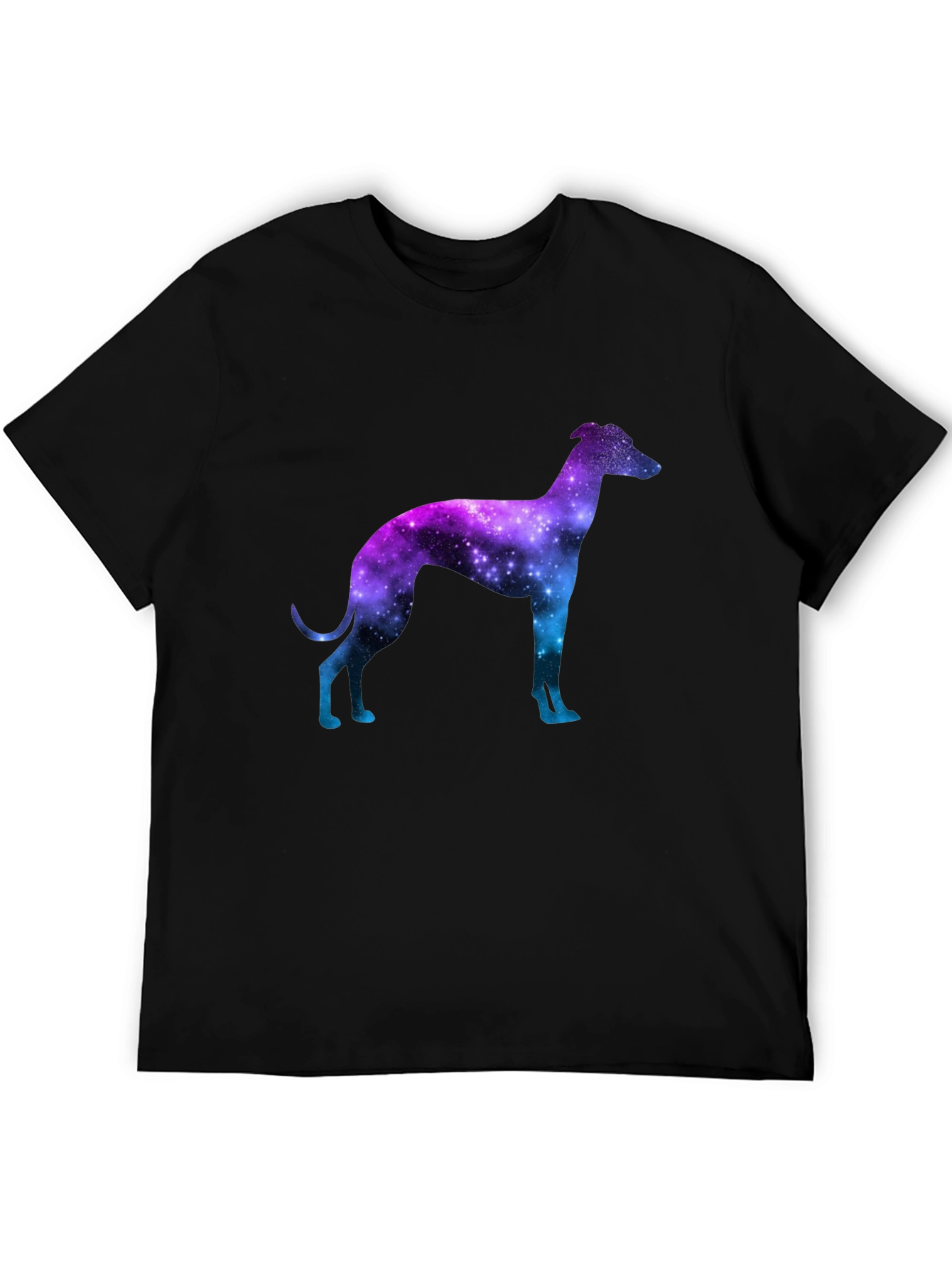Galaxy Greyhound Graphic Tee - Stylish Unisex T-Shirt