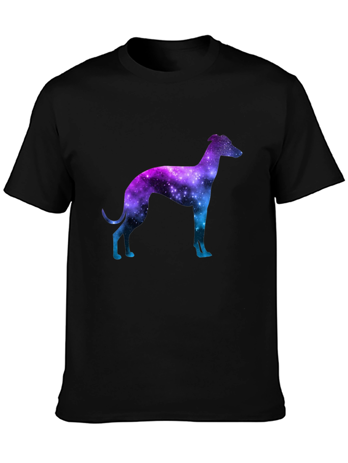 Galaxy Greyhound Graphic Tee - Stylish Unisex T-Shirt