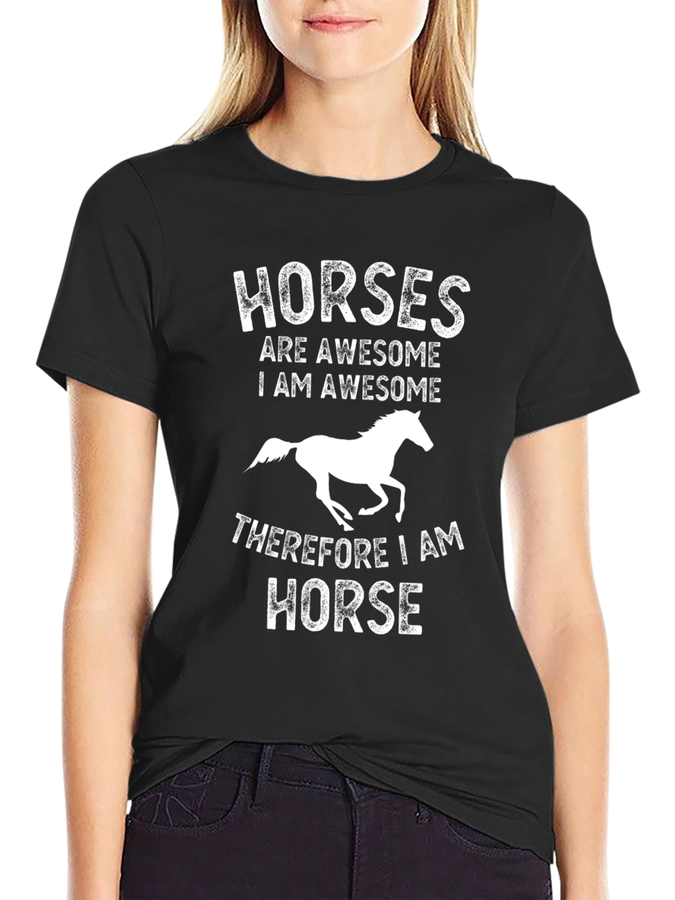Horses Are Awesome Graphic T-Shirt