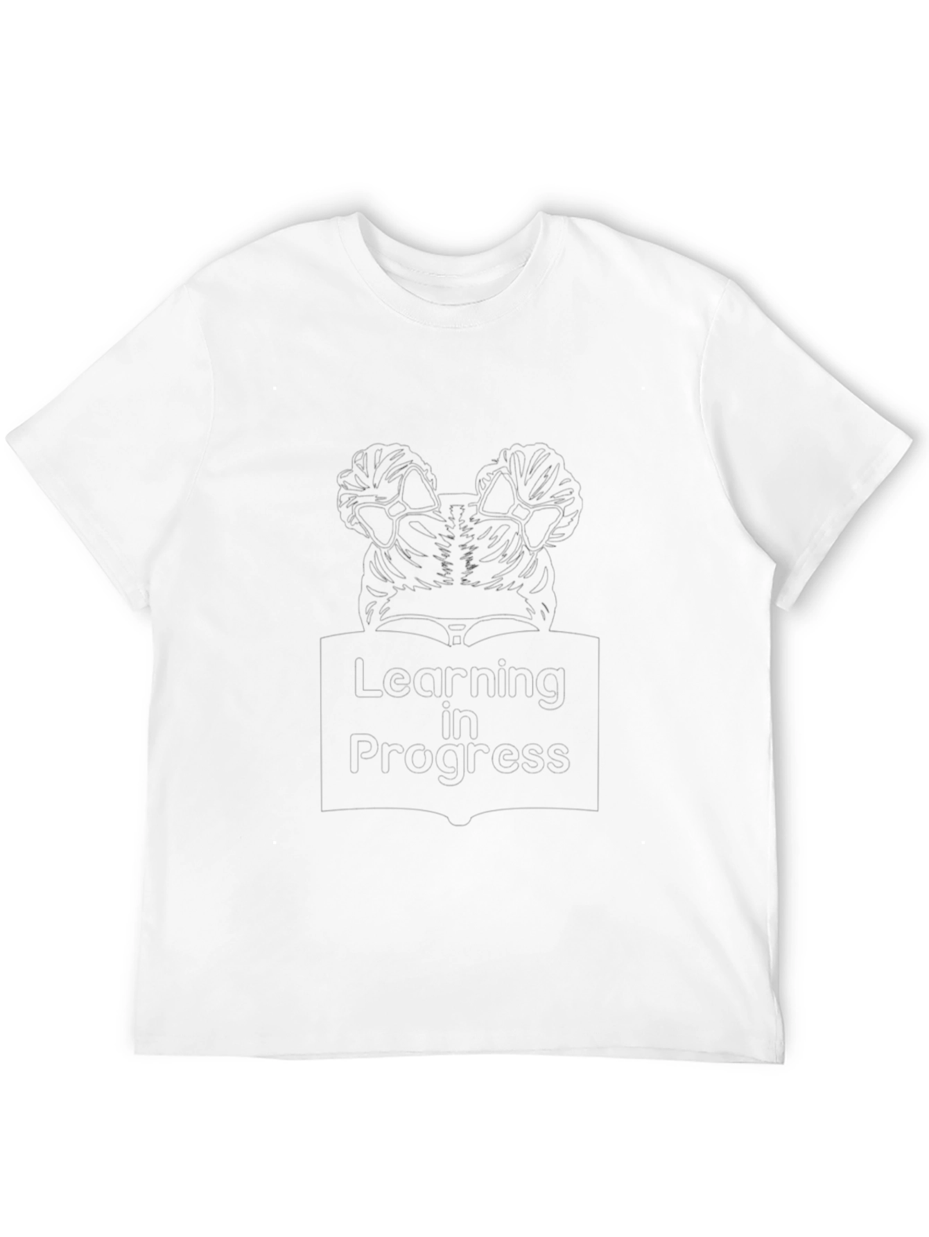 Learning in Progress Black T-Shirt