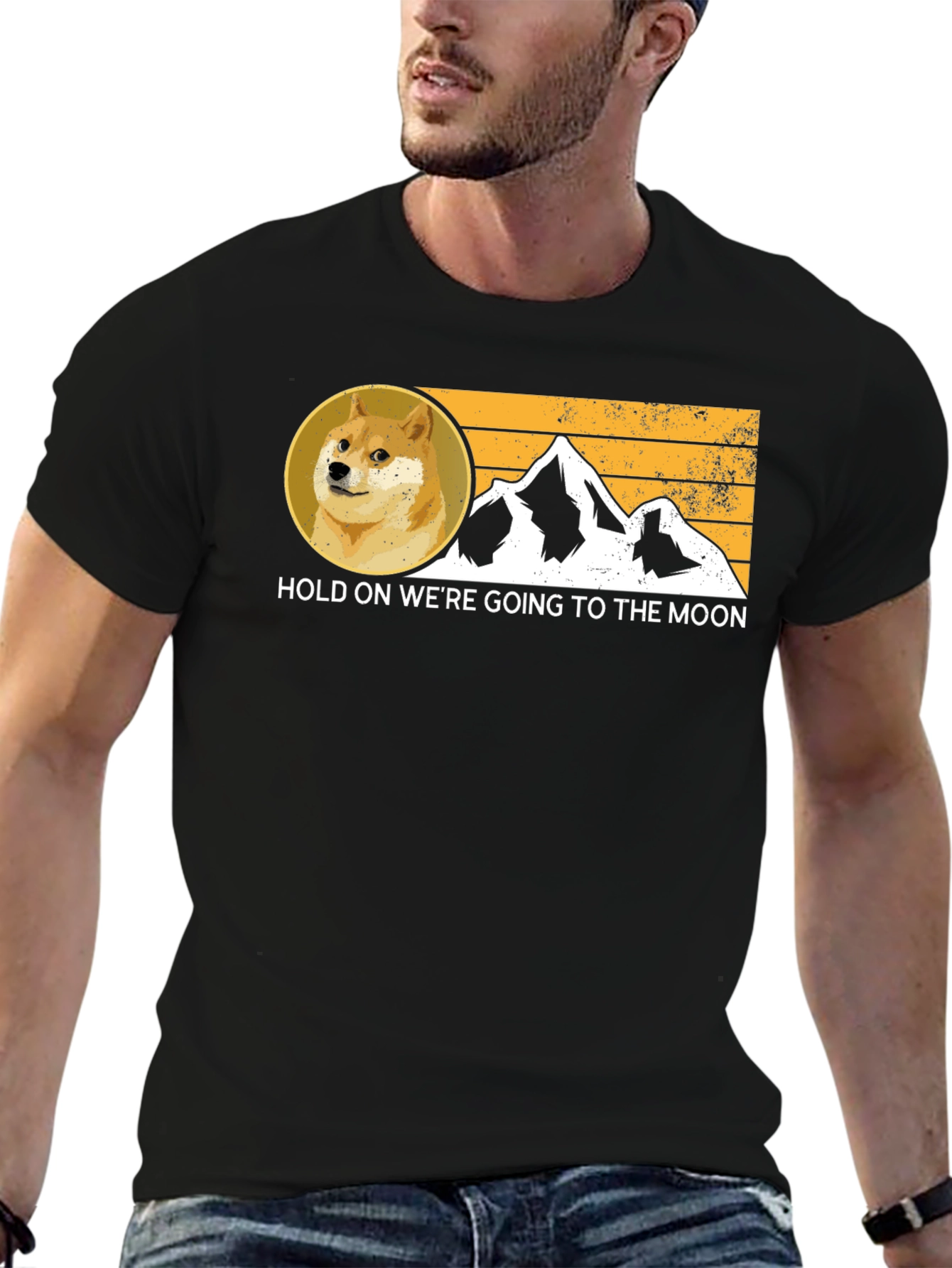 Doge to the Moon Graphic Tee