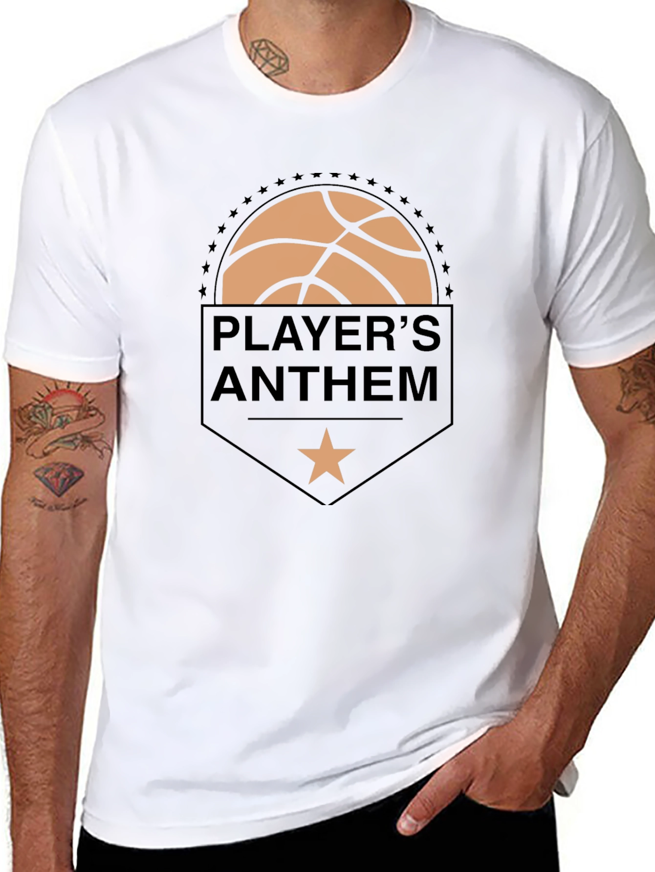 Players Anthem Basketball Graphic Tee