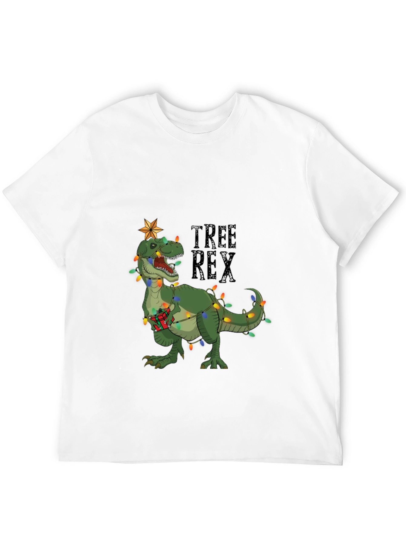 Tree Rex T-Shirt Funny Dinosaur Christmas Tee