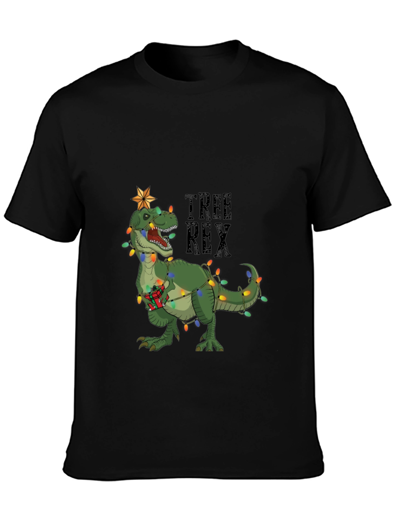 Tree Rex T-Shirt Funny Dinosaur Christmas Tee