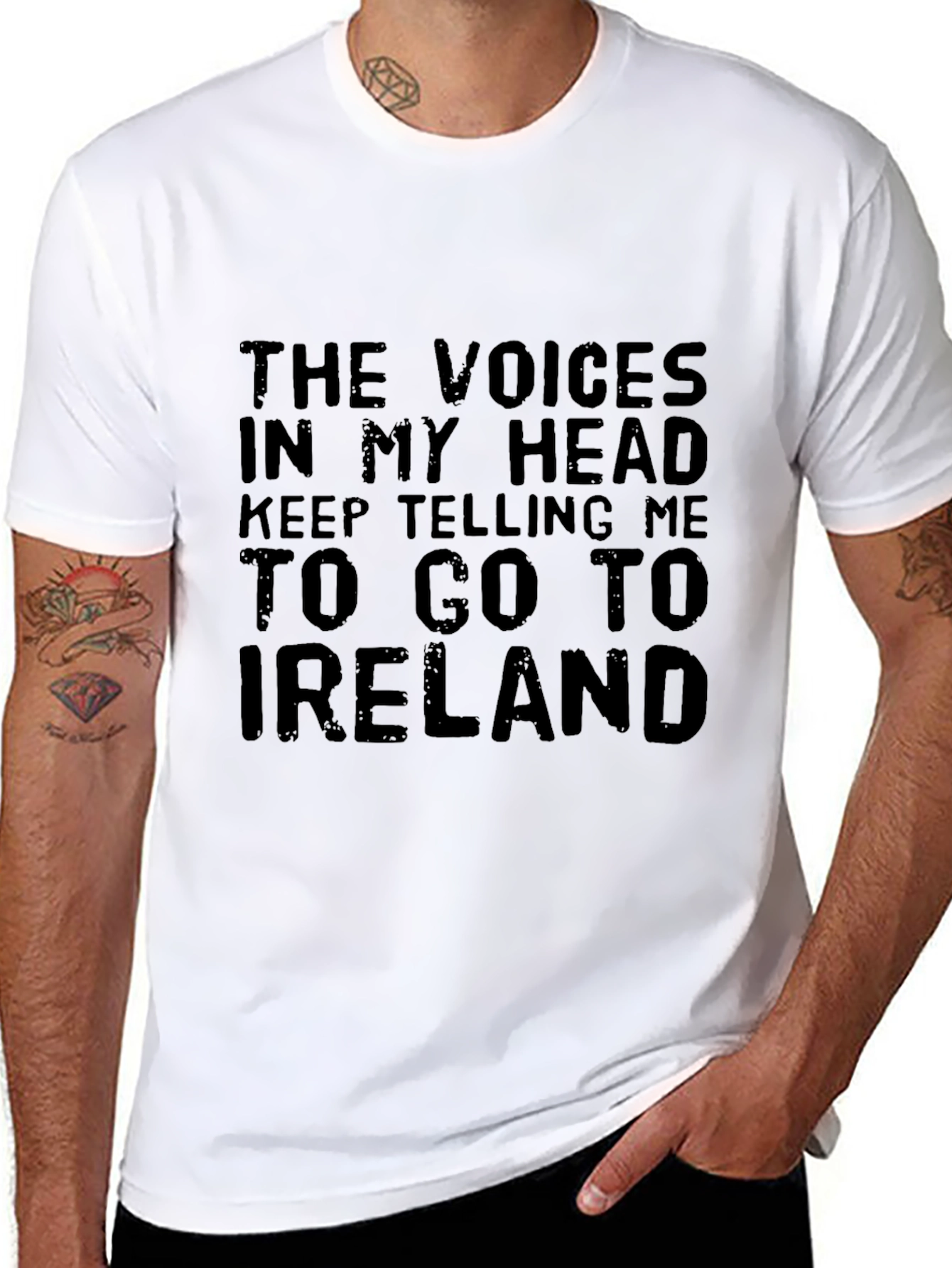 Ireland Calling Mens Graphic Tee