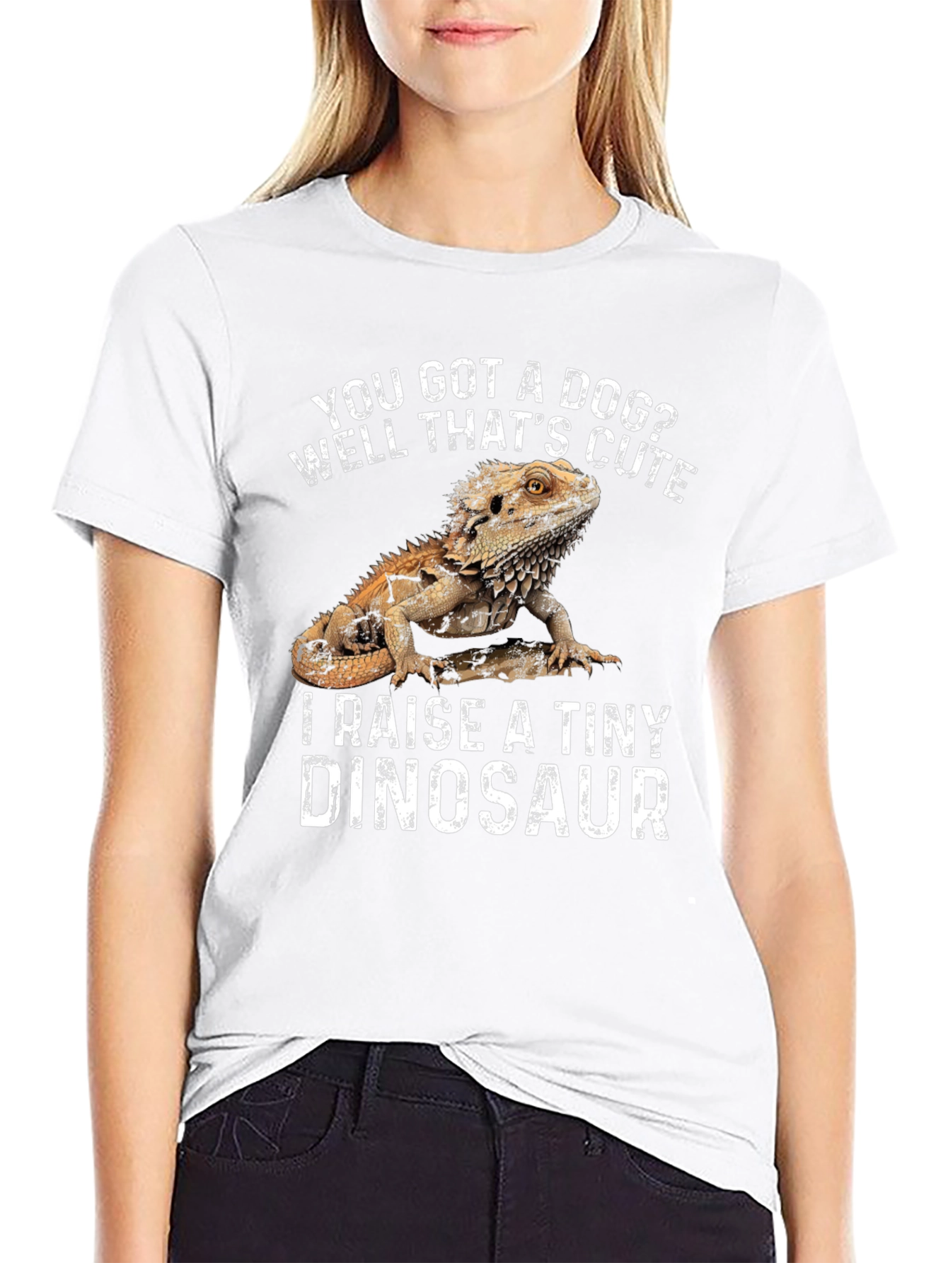 Bearded Dragon T-Shirt - I Raise a Tiny Dinosaur