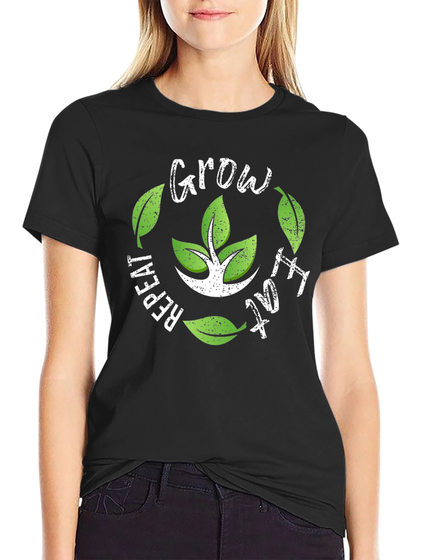 Grow Eat Repeat Graphic Tee - Unisex