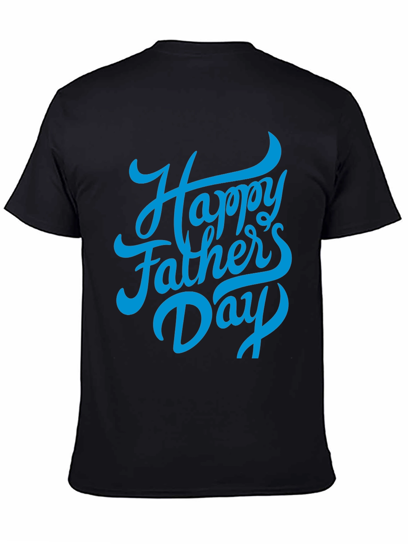 Happy Fathers Day Black T-Shirt