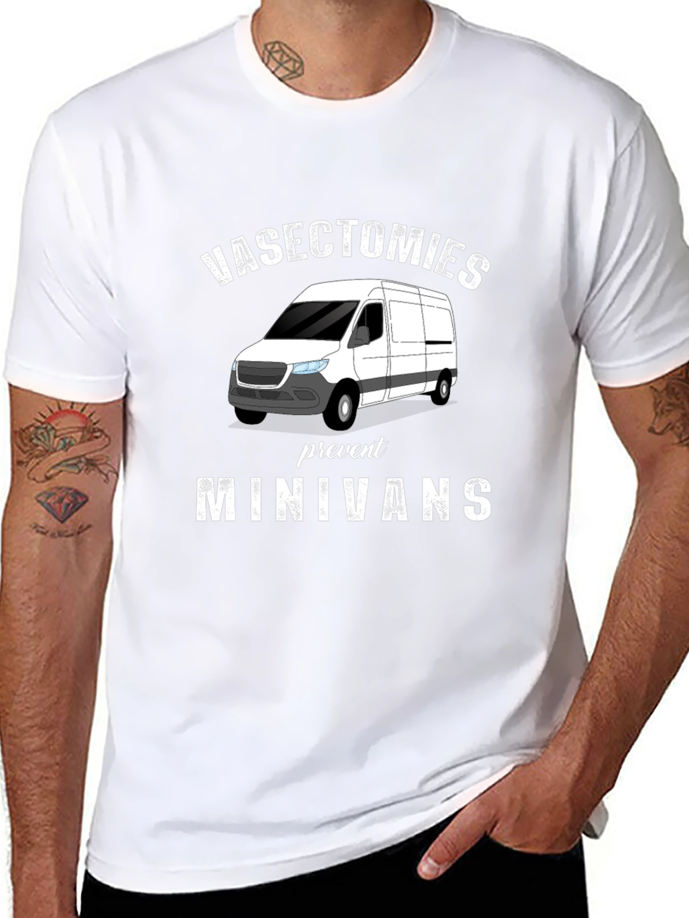 Vasectomies Prevent Minivans Graphic T-Shirt