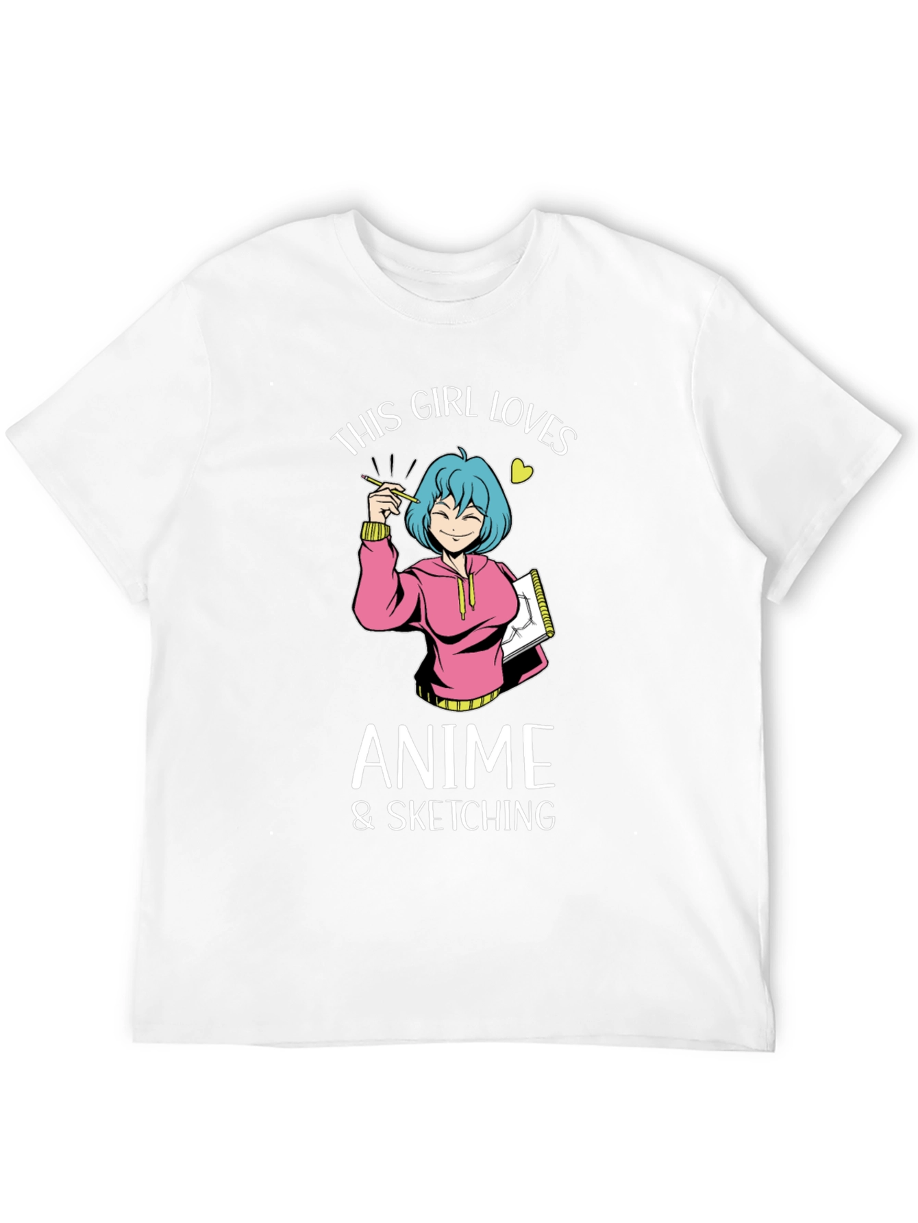 Anime & Sketching Girl T-Shirt