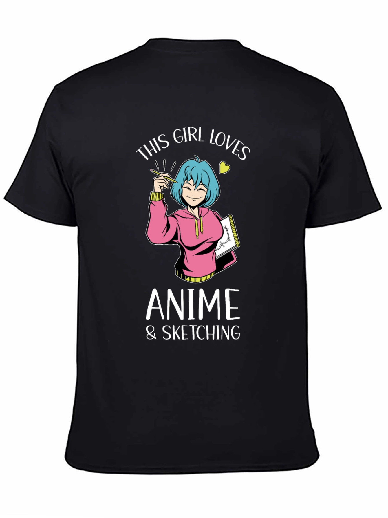 Anime & Sketching Girl T-Shirt