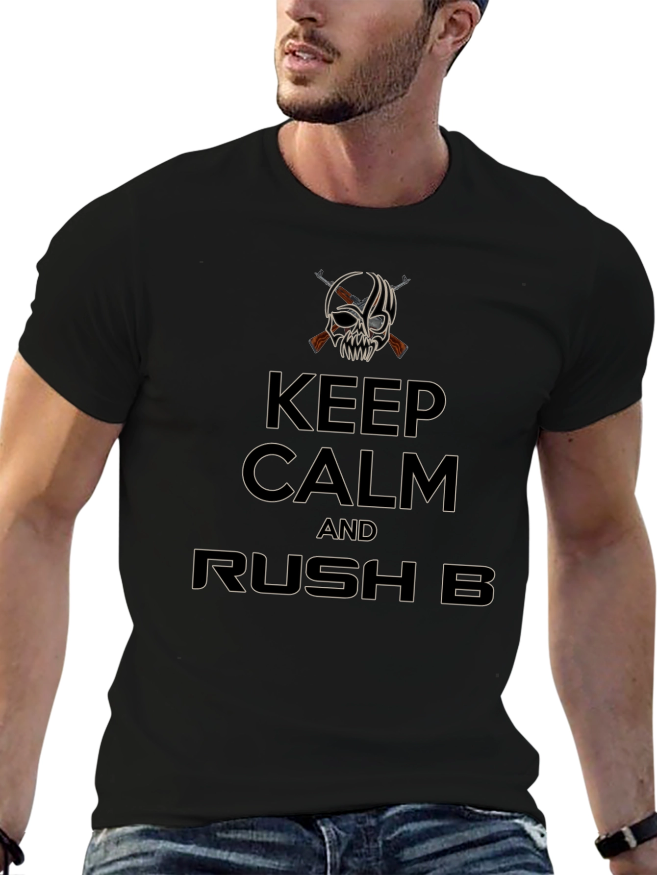 Keep Calm & Rush B T-Shirt - Gamer Style