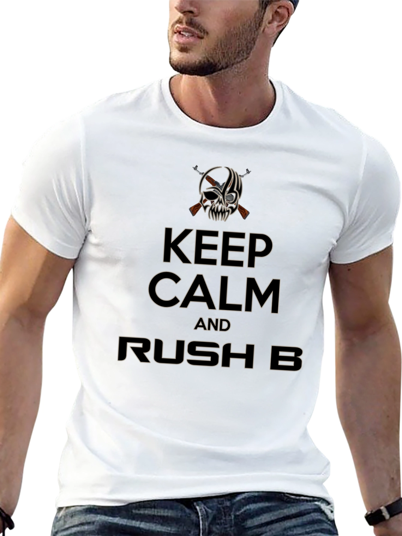 Keep Calm & Rush B T-Shirt - Gamer Style