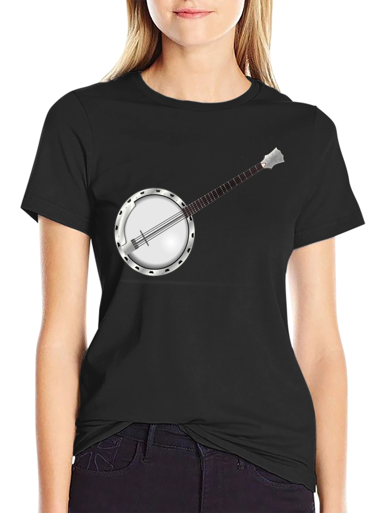 Banjo Graphic Tee - Cool Music Shirt
