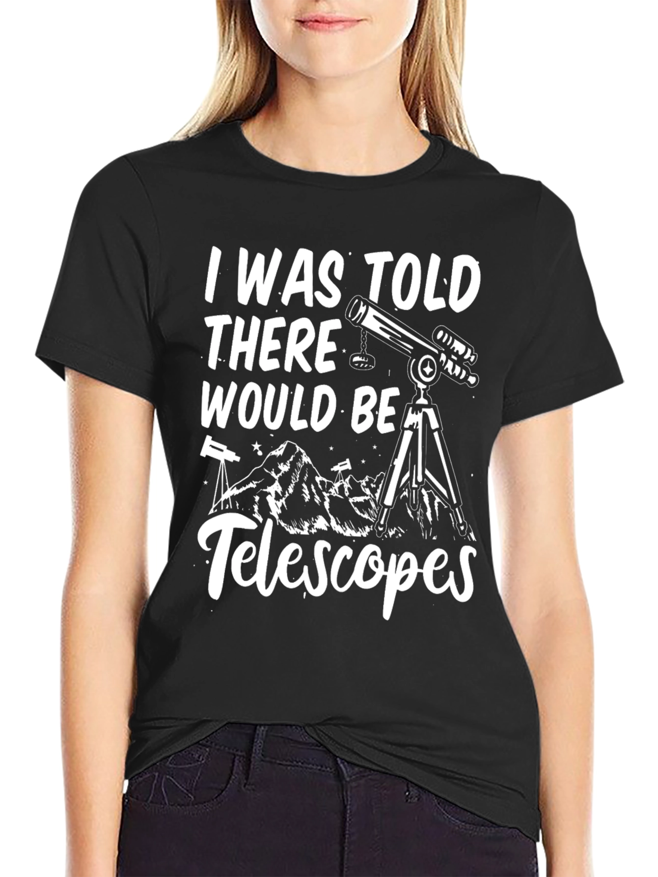 Telescopes Graphic Tee - Astronomy Lover