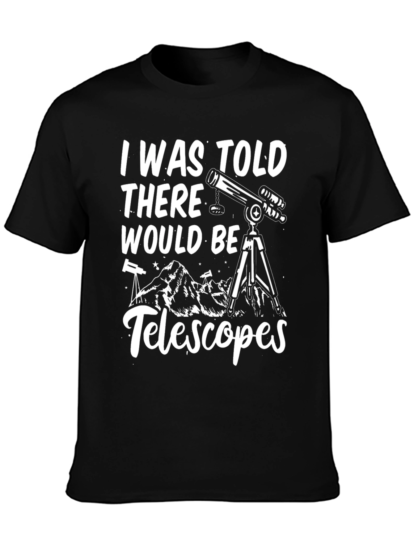 Telescopes Graphic Tee - Astronomy Lover