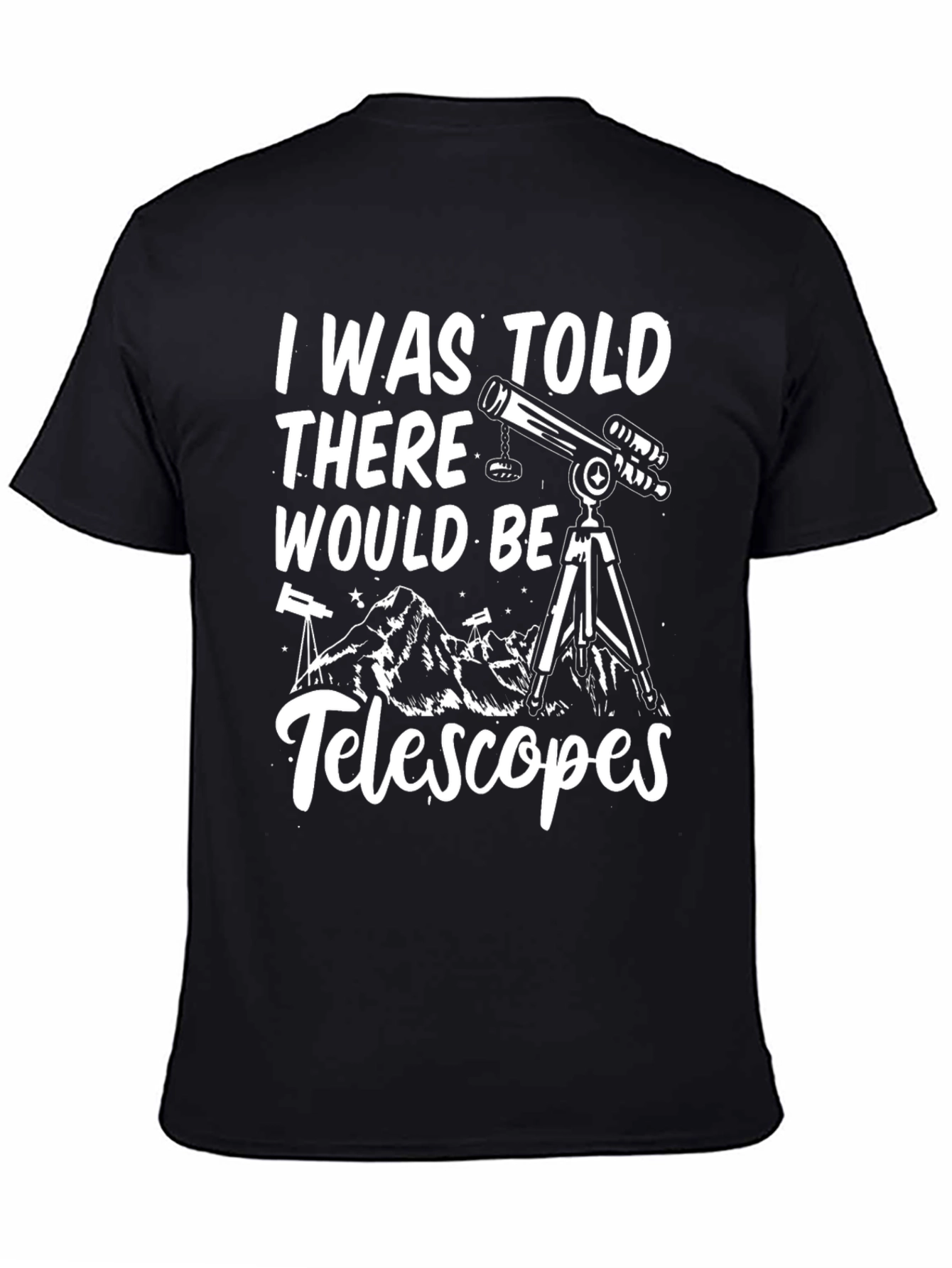 Telescopes Graphic Tee - Astronomy Lover