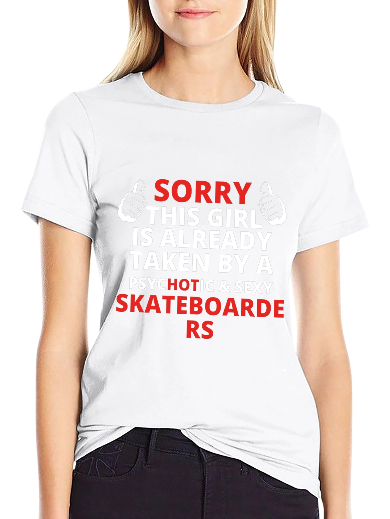 Sorry Taken by Skateboarders Graphic Tee