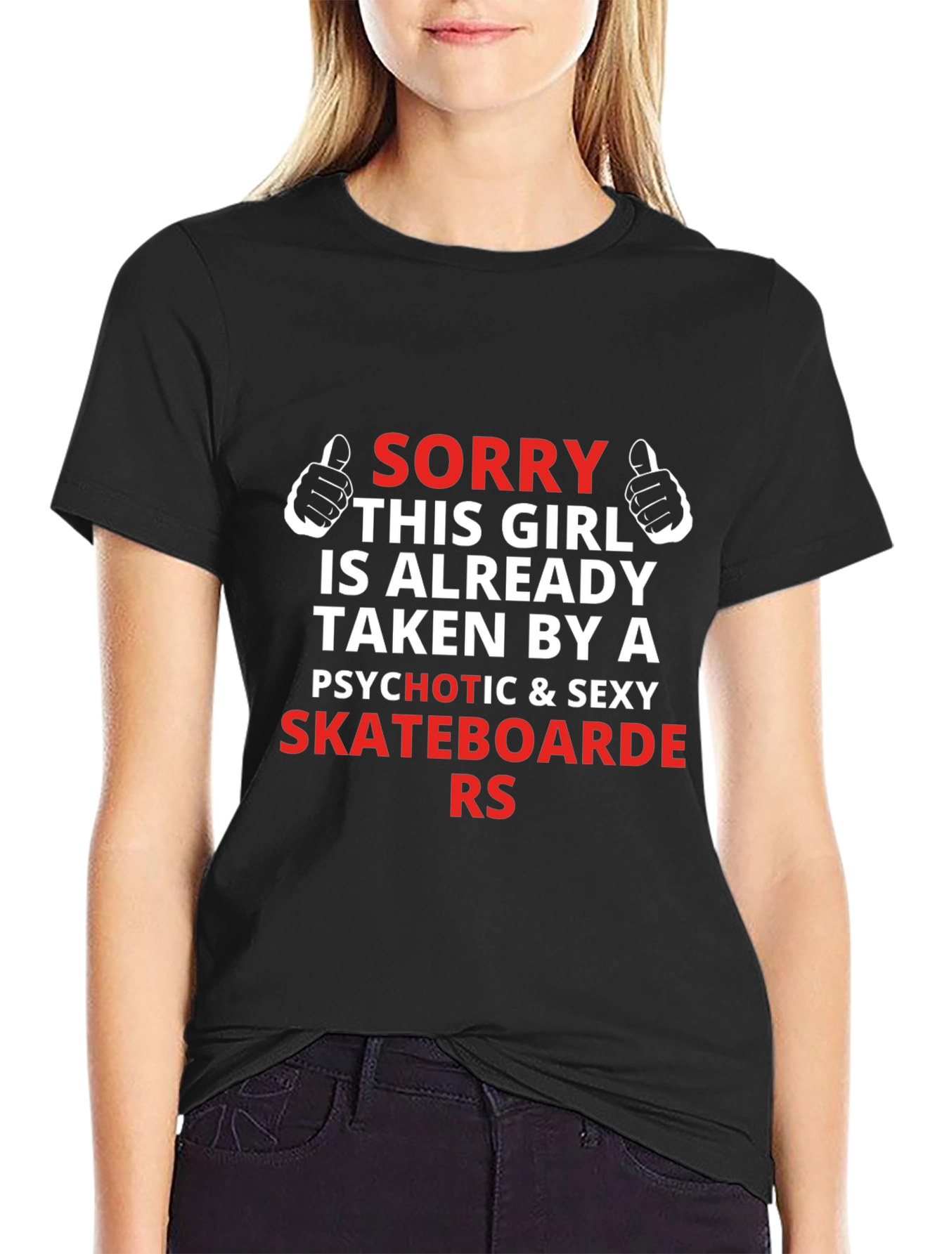 Sorry Taken by Skateboarders Graphic Tee