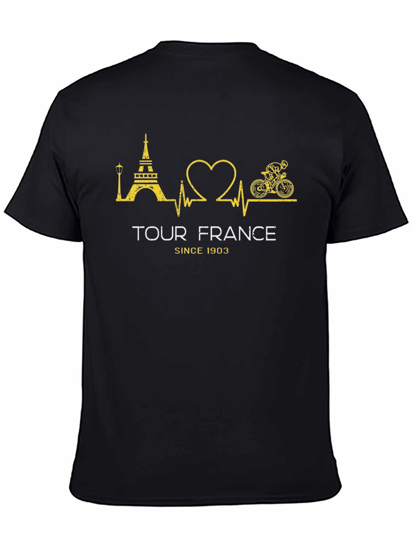 Tour de France Black T-Shirt