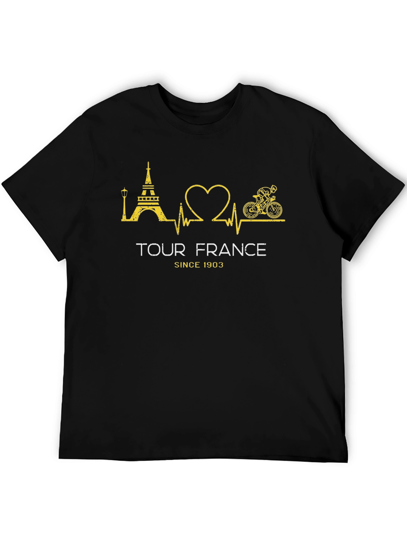Tour de France Black T-Shirt