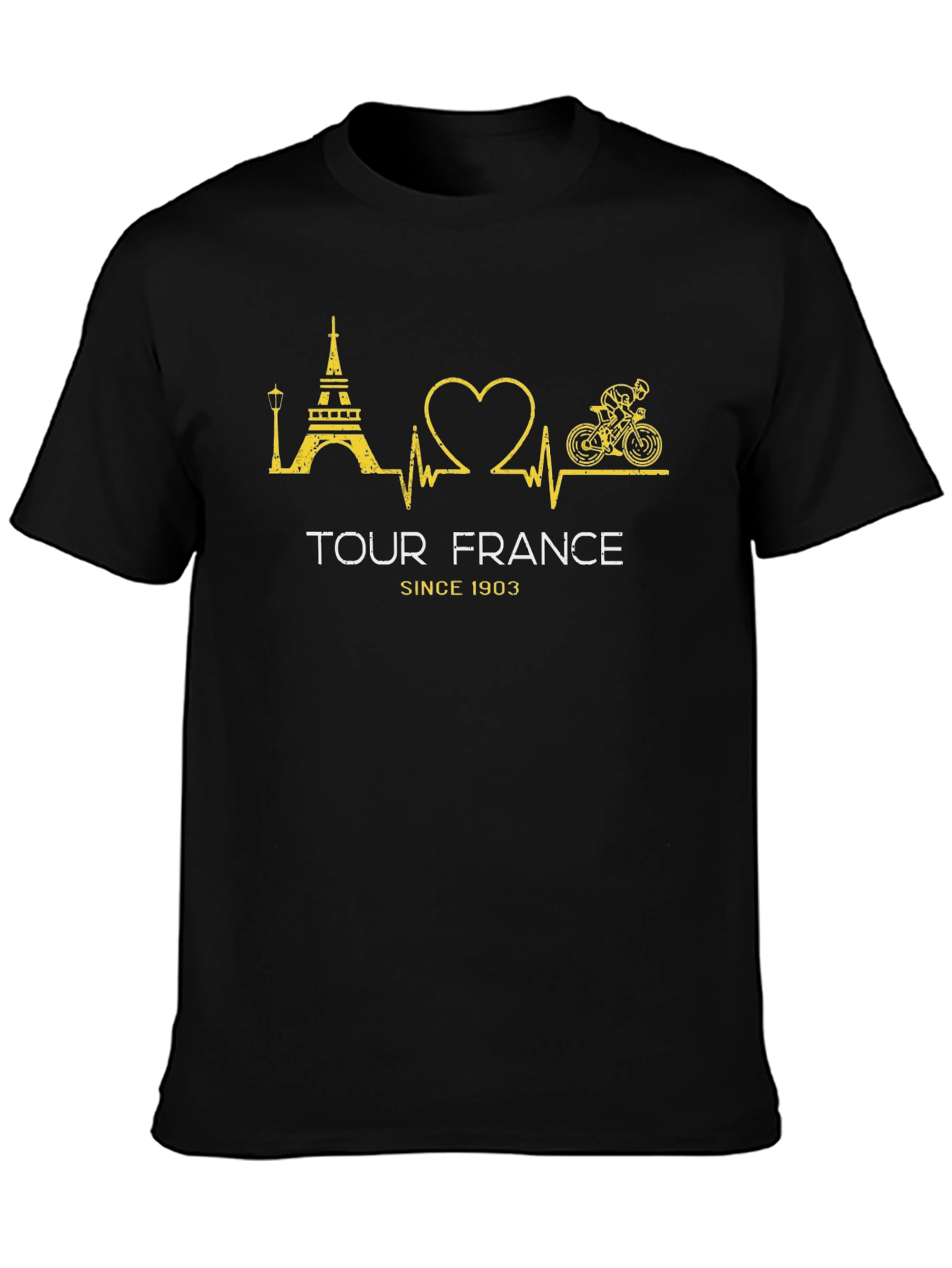 Tour de France Black T-Shirt
