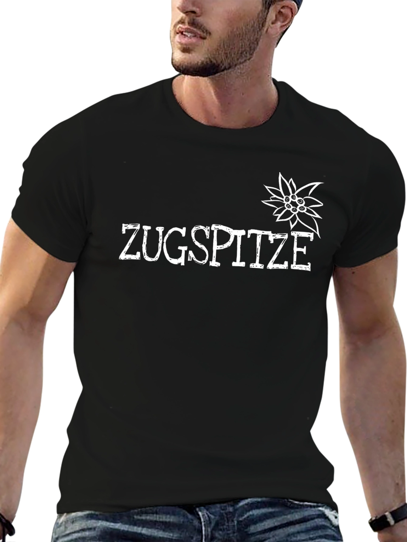 Zugspitze Graphic T-Shirt - German Alps Souvenir