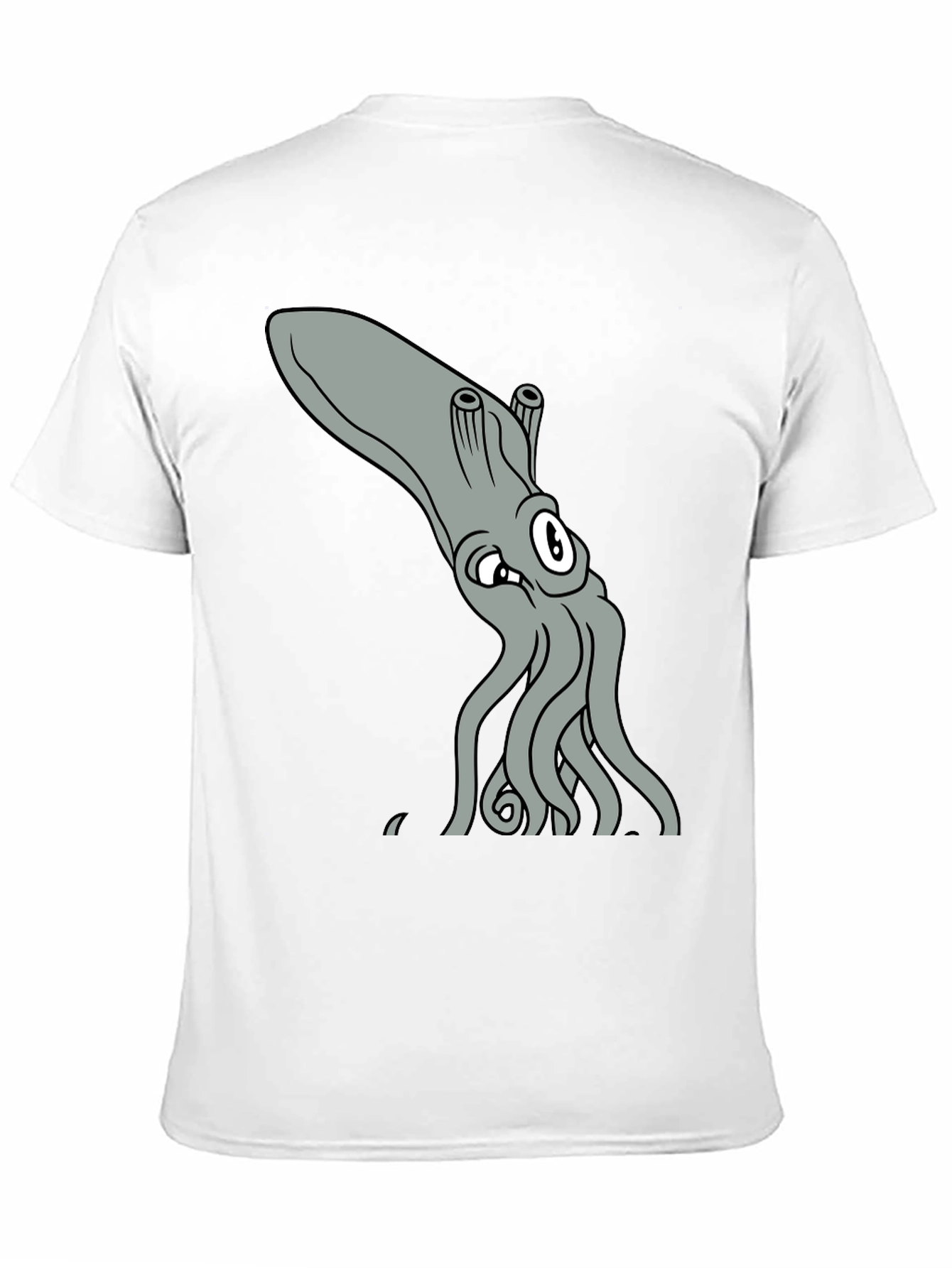 Cartoon Squid T-Shirt - Kraken Tee