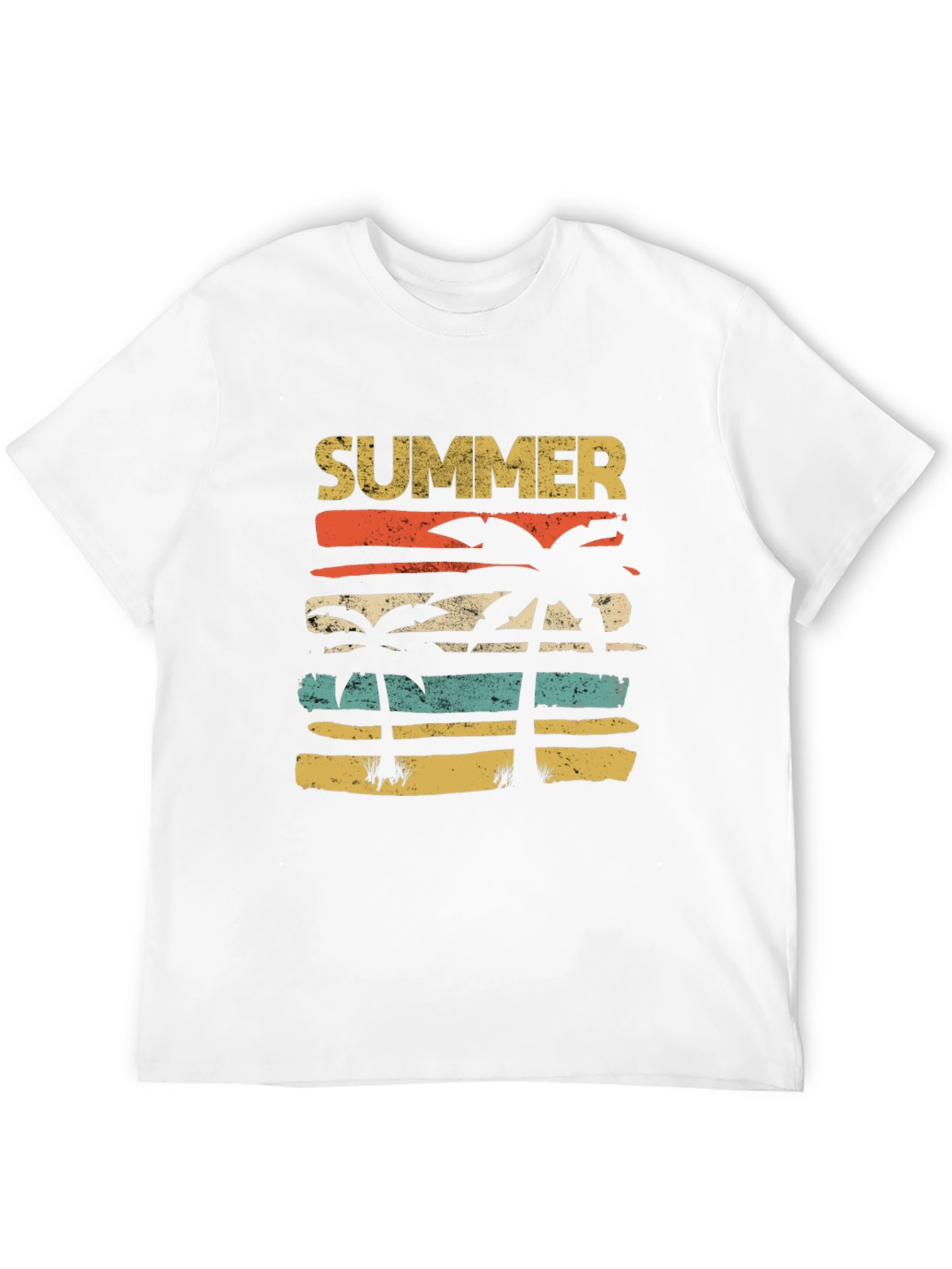 Retro Summer Palm Tee - Vacation Ready!
