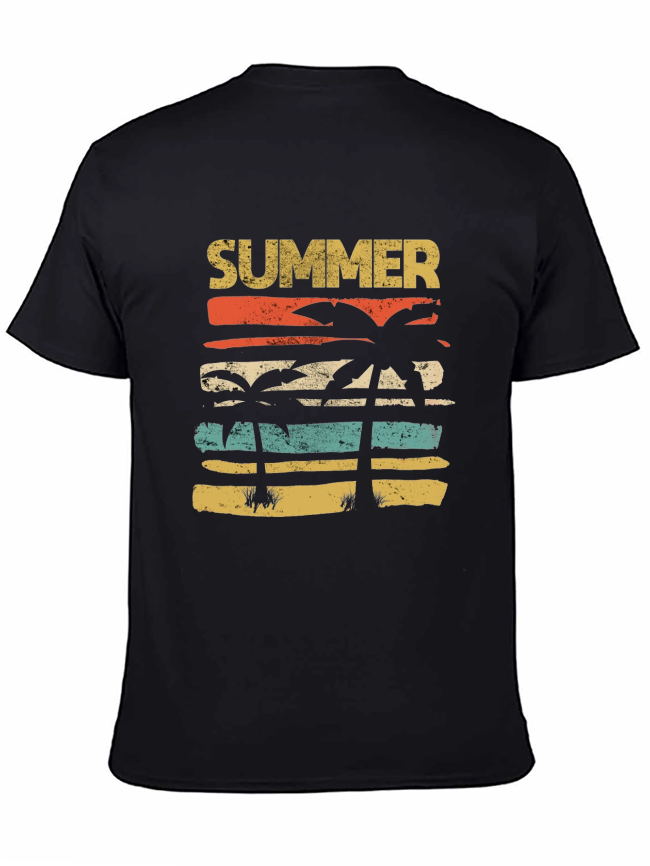 Retro Summer Palm Tee - Vacation Ready!