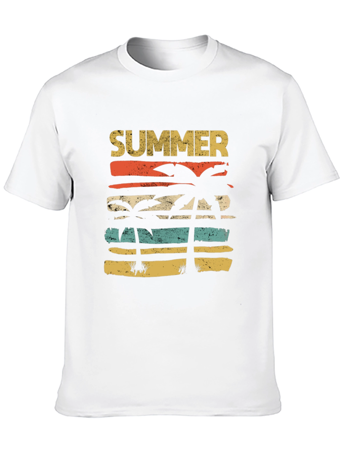 Retro Summer Palm Tee - Vacation Ready!