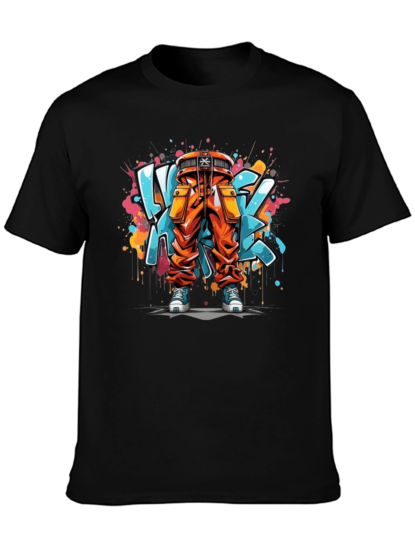 Urban Graffiti Style T-Shirt