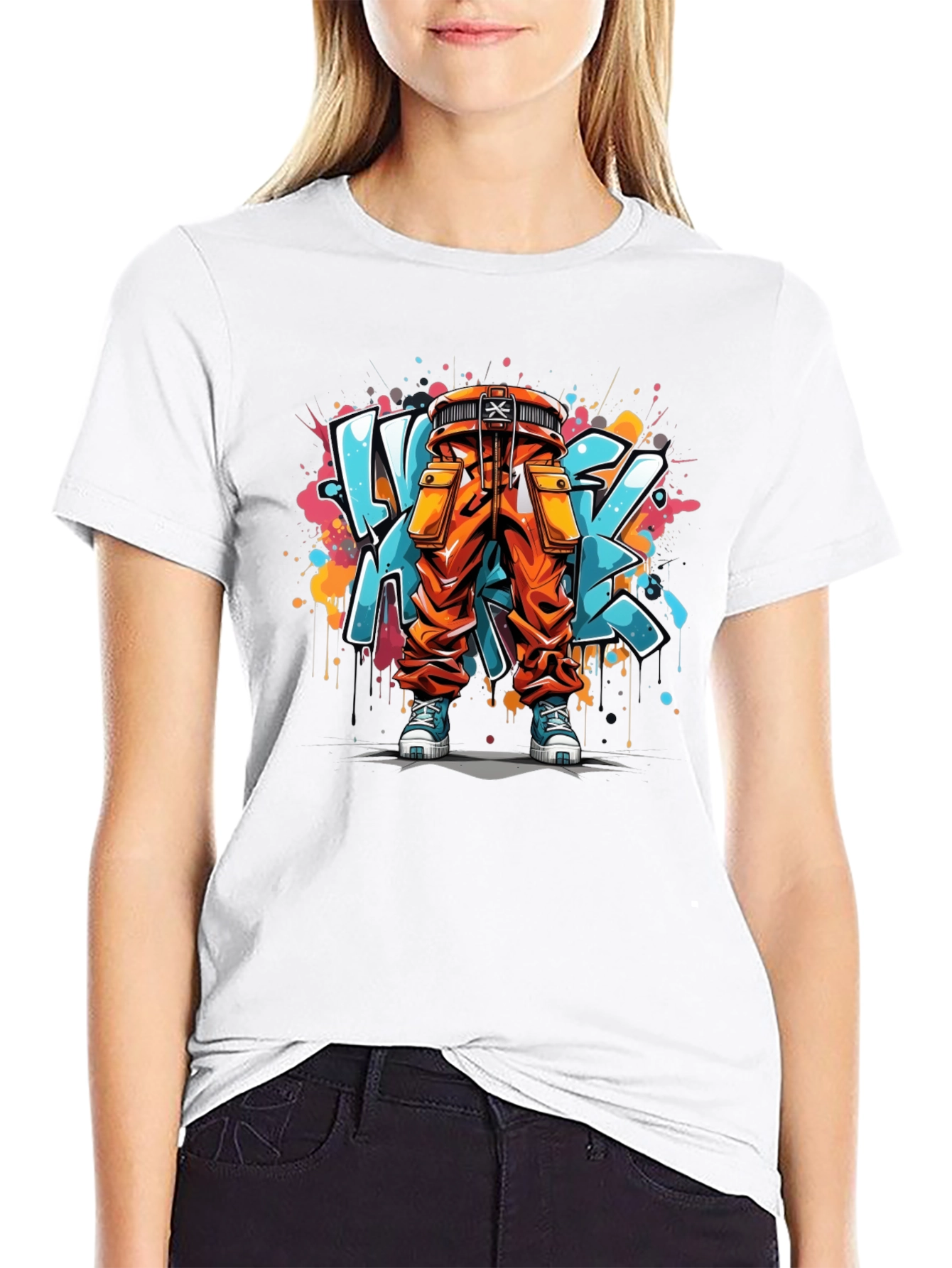 Urban Graffiti Style T-Shirt