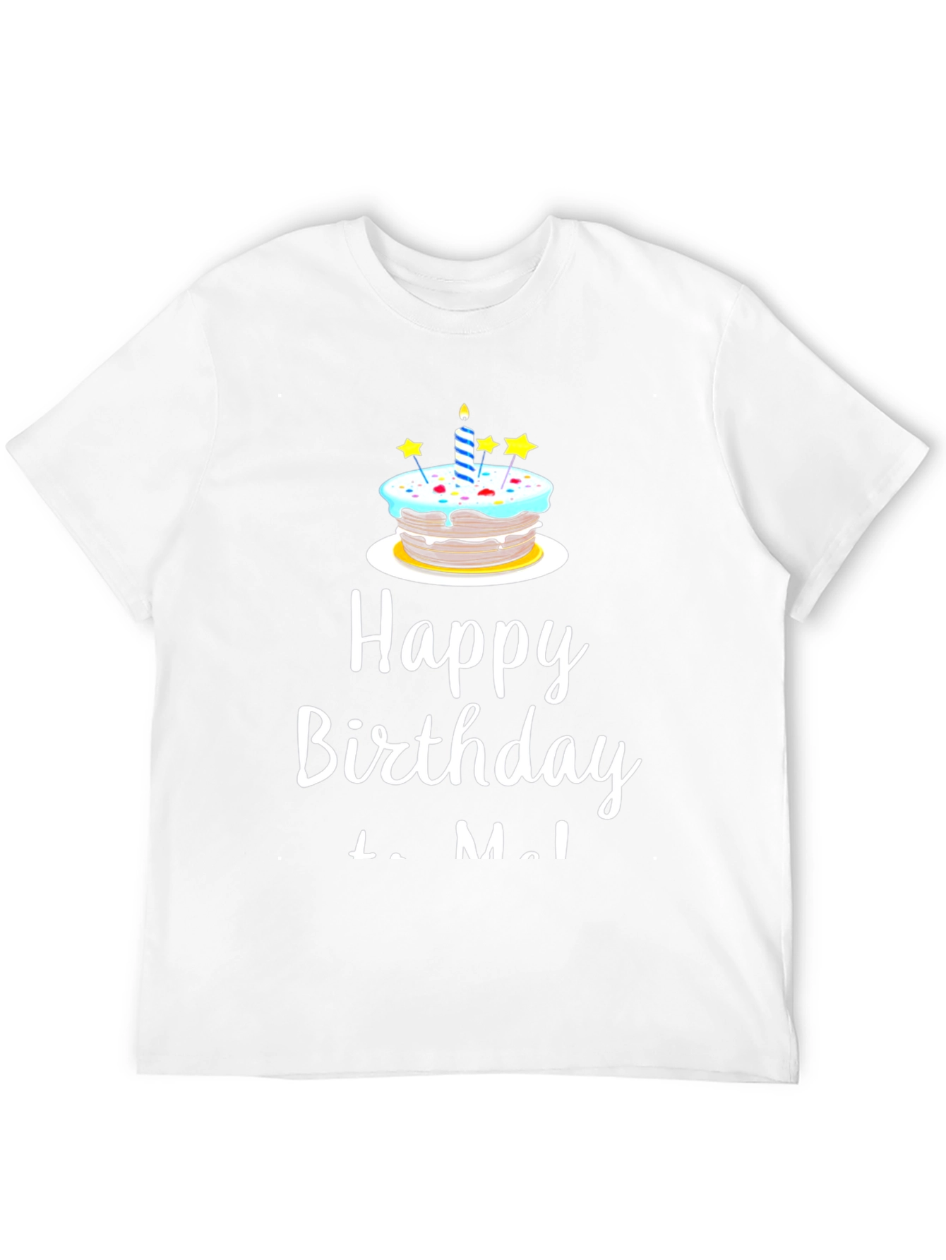 Happy Birthday Cake Graphic Tee