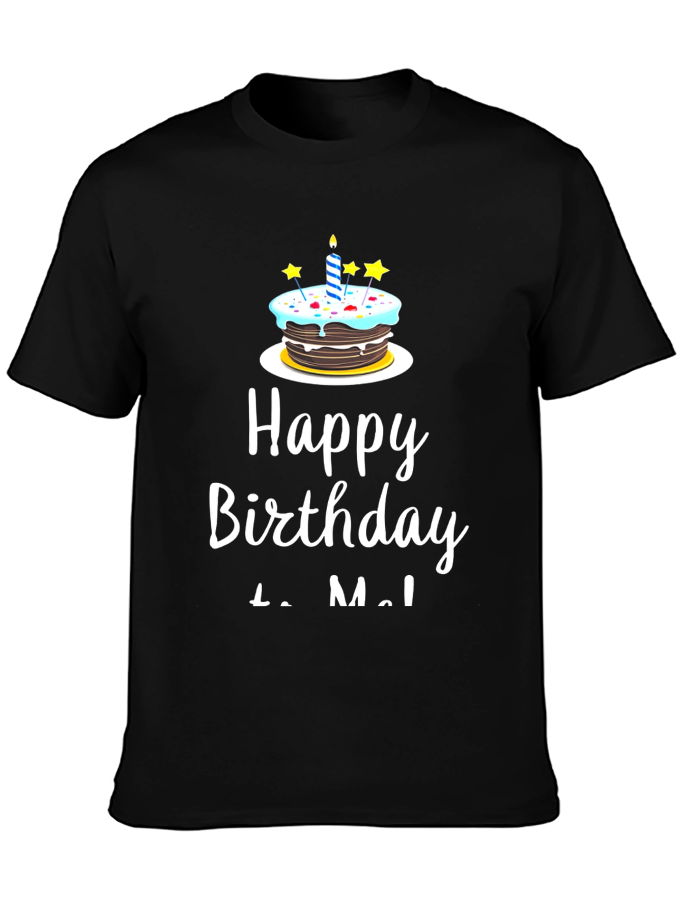 Happy Birthday Cake Graphic Tee