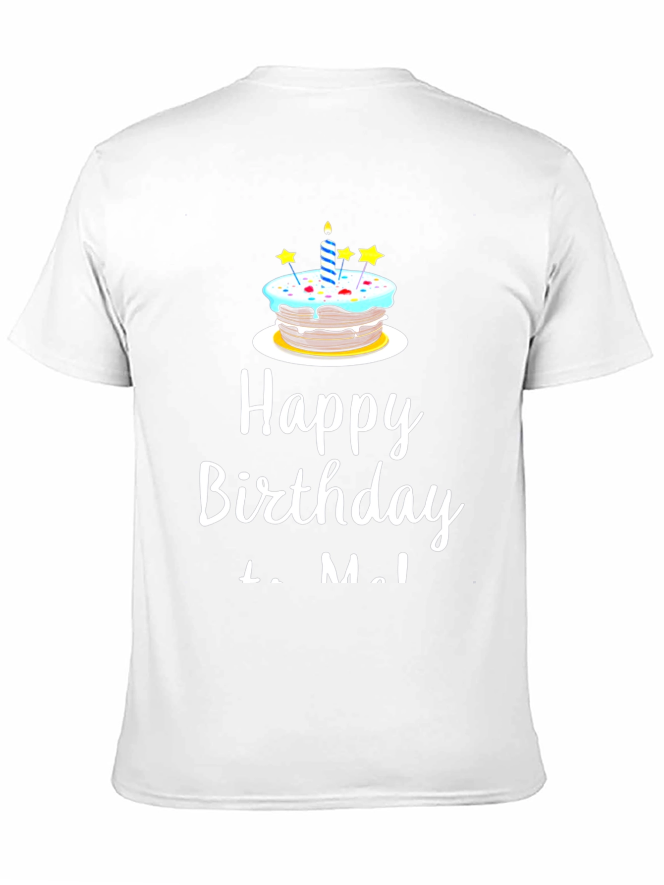 Happy Birthday Cake Graphic Tee